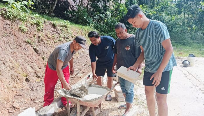 Gelar Turnamen Futsal, Pemuda Lubuak Limpato Goro Renovasi Lapangan