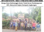 Warga Desa Kalimanggis Kulon Tolak Keras Pembangunan BTS, Menuntut Kajian Dampak Lingkungan
