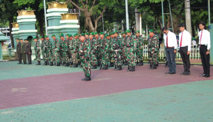 Upacara Hari Bela Negara Ke – 76 Tahun 2024 di Lapangan Makodim 0505/JT.