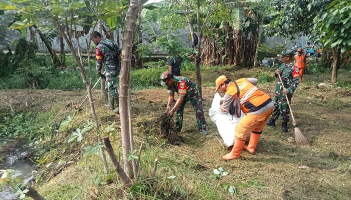 Waduk Setu Sasaran Karya Bhakti Koramil 07/Cipayung.