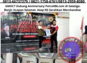 GMOCT Dukung Anniversary Patroli86.com di Salatiga: Banjir Ucapan Selamat, Asep NS Serahkan Merchandise