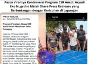 Pasca Viralnya Kontroversi Program CSR Ancol: Aryadi Eko Nugroho Malah Share Press Realease yang Bertentangan dengan Kericuhan di Lapangan