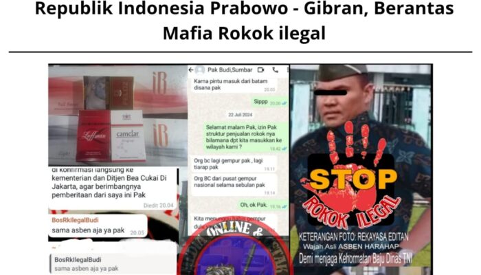 GMOCT Dukung Penuh Program Asta Cita Presiden Republik Indonesia Prabowo – Gibran, Berantas Mafia Rokok ilegal