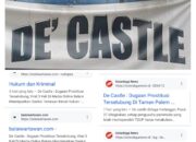 4 Kali Naik Pemberitaan Di Media online De Castle Dugaan Prostitusi Terselubung, Parenkraf Jakarta Barat Diam   