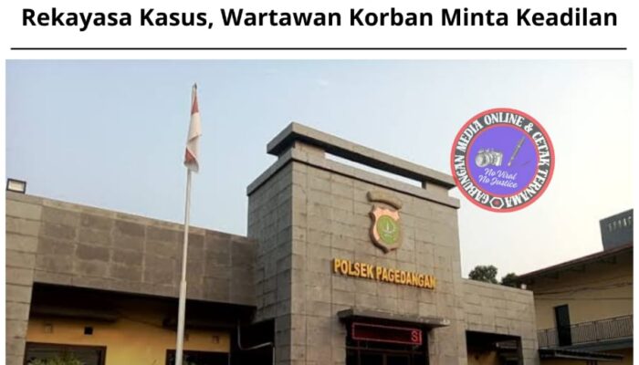 Oknum Anggota Polsek Pagedangan Diduga Rekayasa Kasus, Wartawan Korban Minta Keadilan
