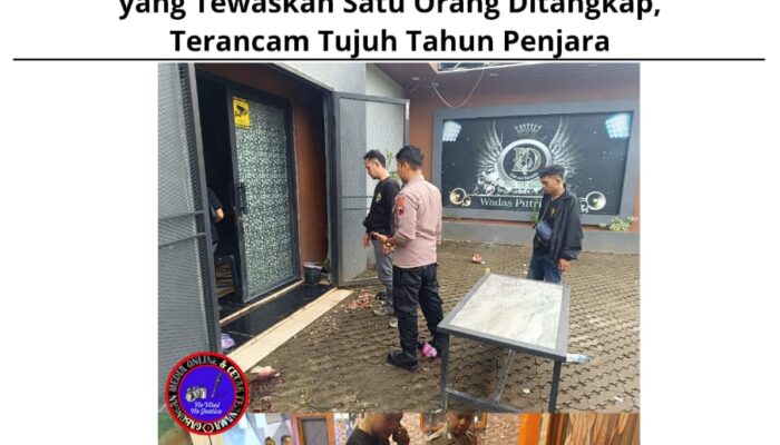 Pelaku Penganiayaan di Kafe Bodeh Pemalang yang Tewaskan Satu Orang Ditangkap, Terancam Tujuh Tahun Penjara