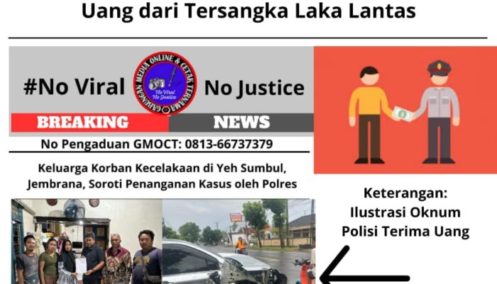 Kanit Gakkum Polres Jembrana Diduga Terima Uang dari Tersangka Laka Lantas