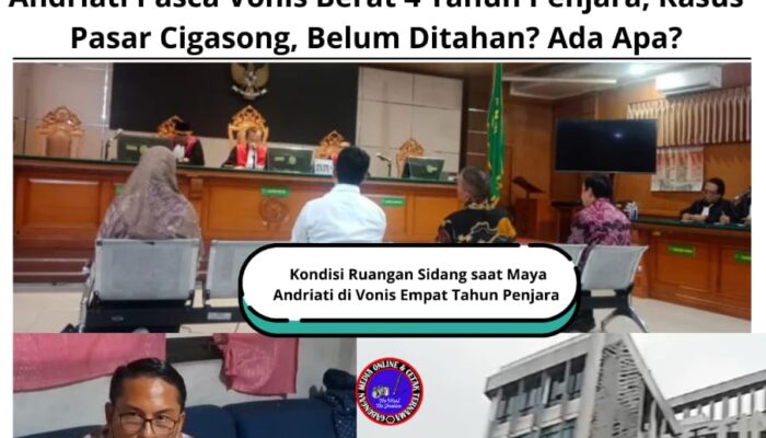 Aktivis dan Publik Kecam Kebebasan Maya Andriati Pasca Vonis Berat 4 Tahun Penjara, Kasus Pasar Cigasong, Belum Ditahan? Ada Apa?