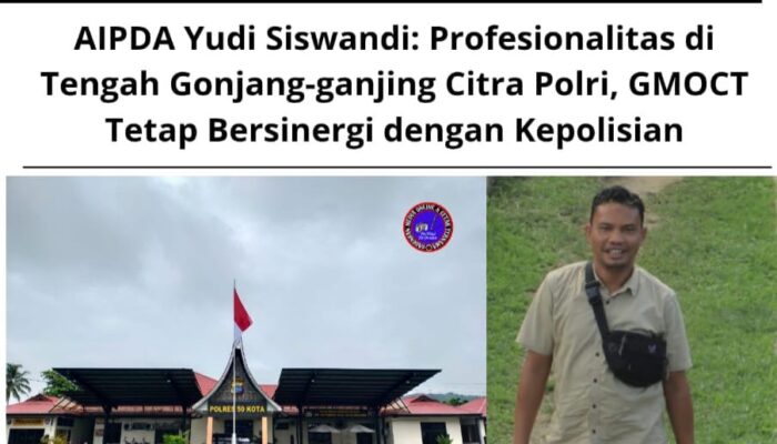 AIPDA Yudi Siswandi: Profesionalitas di Tengah Gonjang-ganjing Citra Polri, GMOCT Tetap Bersinergi dengan Kepolisian