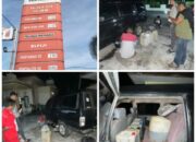 Ditreskrimsus Polda Sumbar Ungkap Tindak Penyalahgunaan BBM Bersubsidi di SPBU 14 264.574 Lubuk Basung.
