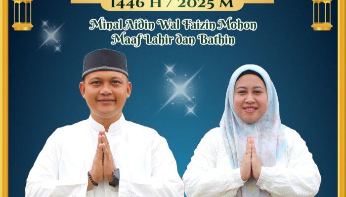 “Keluarga Besar Kodim 0306/50 Kota Mengucapkan Selamat Hari Raya Idul Fitri 1446 H / 2025 M”