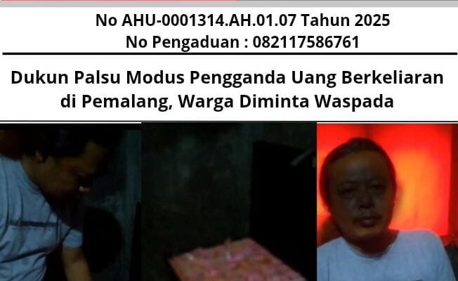 Dukun Palsu Modus Pengganda Uang Berkeliaran di Pemalang, Warga Diminta Waspada