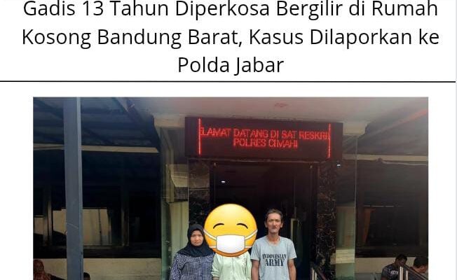 Gadis 13 Tahun Diperkosa Bergilir di Rumah Kosong Bandung Barat, Kasus Dilaporkan ke Polda Jabar