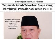 Terjawab Sudah Teka-Teki Siapa Yang Membiayai Pencalonan Ketua PGRI IF