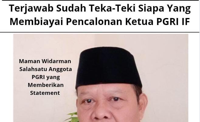 Terjawab Sudah Teka-Teki Siapa Yang Membiayai Pencalonan Ketua PGRI IF