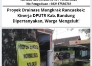 Proyek Drainase Mangkrak Rancaekek: Kinerja DPUTR Kab. Bandung Dipertanyakan, Warga Mengeluh!
