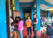 Babinsa Koramil Cipayung Dampingi Pendistribusian Makan Bergizi Gratis (MBG).