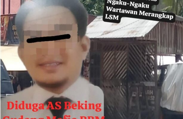 Oknum Wartawan Merangkap LSM Diduga Inisial (AS) Bekingi Gudang Mafia BBM Ilegal Solar, Laporkan Ke Polisi