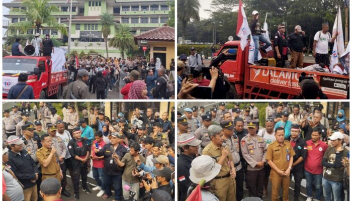 Pemkab Tangerang Di Demo FWJ Indonesia Tuntut Tanggungjawab Bupati