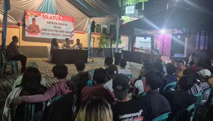 Kapolsek Nanggung Gelar Silaturahmi Bersama Paguyuban Sopir Angkot Nanggung–Leuwiliang