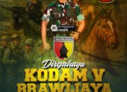 Keluarga Besar Kodim 0825 Banyuwangi Ucapkan Dirgahayu Kodam V Brawijaya Ke 77