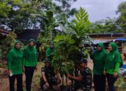 Menanam Masa Depan: Aksi Koramil 08 Pamulang Hijaukan Gerbang Emas