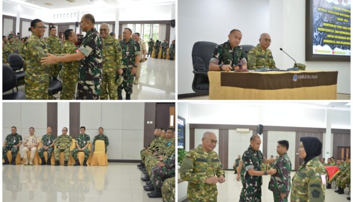 Kemhan Gelar Upacara Pembukaan Retret PWI Di Pusat Kompetensi Bela Negara, Bogor