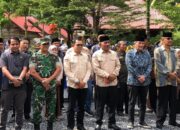 Bupati Lima Puluh Kota didampingi kadis Parpora pengukuhan pengurus Perhomliko Periode 2026-2030