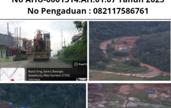 PETI di Sawahlunto Melonjak Drastis, Puluhan Excavator Beroperasi Bebas – APH Diduga Menutup Mata