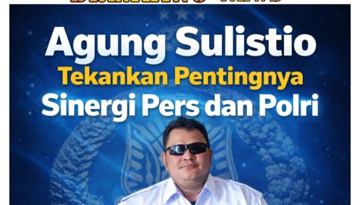 Agung Sulistio Tekankan Pentingnya Sinergi Pers dan Polri