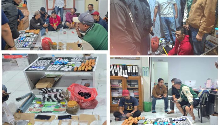 Aksi Cepat Personel Tim Intel Korem 032/WBR Serta Unit Intel Kodim 0304/Agam Gagalkan Peredaran Narkotika