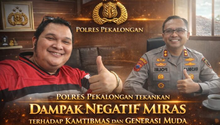 Polres Pekalongan Tekankan Dampak Negatif Miras terhadap Kamtibmas dan Generasi Muda