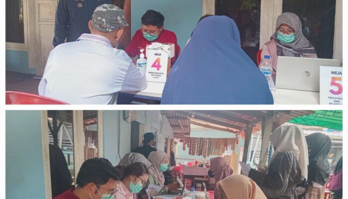 Warga Tiga Desa Ikuti Rontgen Gratis di Kediaman Kades Bojong Indah