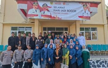 Kapolsek Megamendung Jadi IRUP Peringatan Upacara HUT Bogor Ke 544 Tahun 2026 Tingkat Kecamatan Megamendung, Kabupaten Bogor