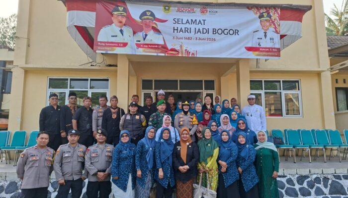 Kapolsek Megamendung Jadi IRUP Peringatan Upacara HUT Bogor Ke 544 Tahun 2026 Tingkat Kecamatan Megamendung, Kabupaten Bogor