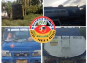 Dugaan Distribusi Solar Ilegal Kembali Mencuat Sebuah Mobil Tangki Biru Putih