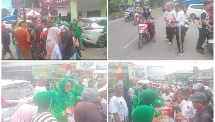 Wujud Kepedulian TNI, Koramil 04/LL Kodim 0312/Padang Gelar Aksi Sosial Jum’at Berkah untuk Masyarakat