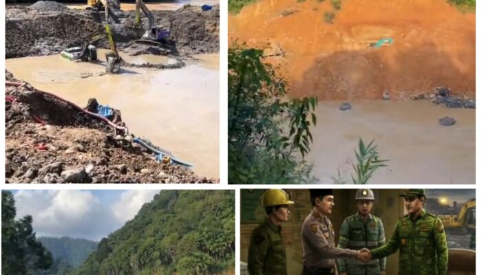 HUT RI ke-81 Ternoda? Aktivitas Tambang Emas Ilegal Beroperasi Terang-terangan di Kenagarian Galugua