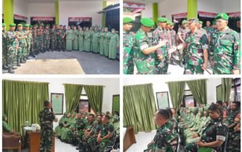 Dandim 0312/Padang Gelar Acara Pamitan, Ramah Tamah dan Jam Komandan di Wilayah Koramil 04/LL