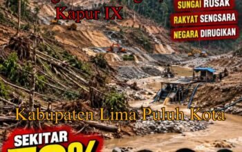 Tajuk Utama: Dekonstruksi Penegakan Hukum PETI: Menakar Komitmen APH Sumatera Barat dalam Bingkai Keadilan Ekologis dan Transparansi Publik