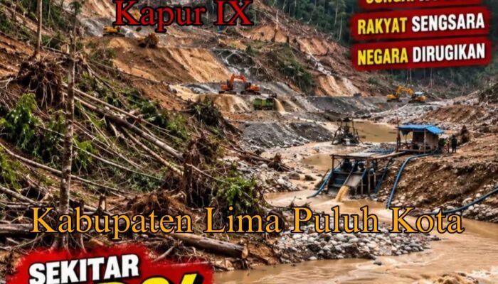 Tajuk Utama: Dekonstruksi Penegakan Hukum PETI: Menakar Komitmen APH Sumatera Barat dalam Bingkai Keadilan Ekologis dan Transparansi Publik