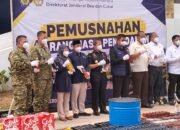Bea Cukai Sumbagtim Musnahkan 22,4 Juta Batang Rokok Ilegal, Potensi Kerugian Negara Rp20,56 Miliar Berhasil Dicegah